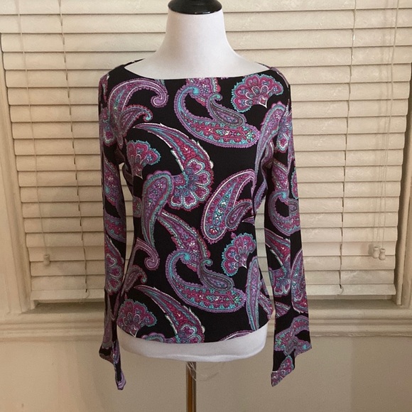 Rampage Tops - Beautiful paisley top classy top